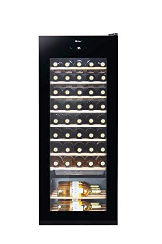 Haier WS50GA Weinkühlschrank / 127 cm Höhe/LED Display zur Temperatureinstellung, Temperaturalarm